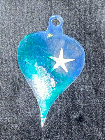 Blue Suncatcher with Starfish