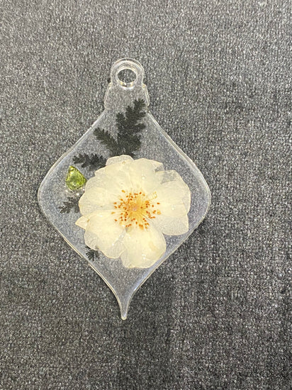 Transparent Suncatcher with Flower