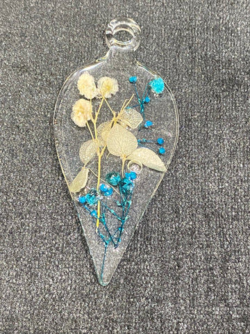 Transparent Suncatcher with Flowers