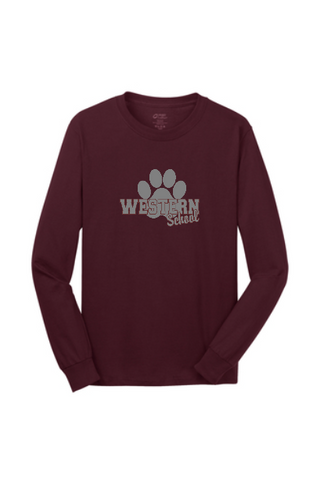 WESTERN SCHOOL Cotton Longsleeve T-shirt