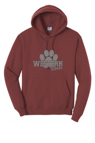 WESTERN SCHOOL Cotton Blend Hoodie