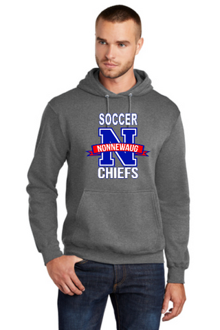 NONNEWAUG SOCCER Cotton Blend Hooded Sweatshirt