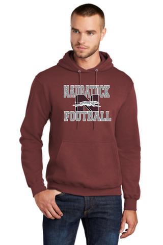 Naugatuck Football Cotton Blend Hoodie