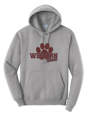 WESTERN SCHOOL Cotton Blend Hoodie