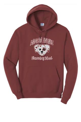 Andrew Avenue Youth and Adult Hooded Sweatshirt