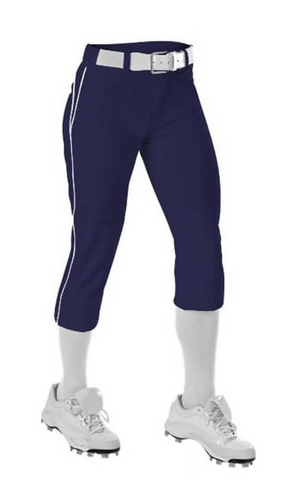 Alleson Fastpitch Women's Piped Pants w/Belt Loops