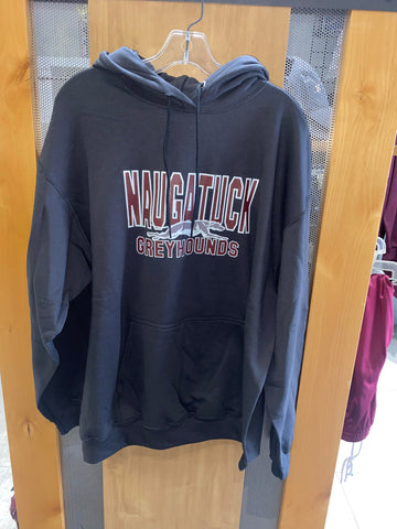 Naugatuck Greyhound Cotton Blend Hooded Sweatshirt