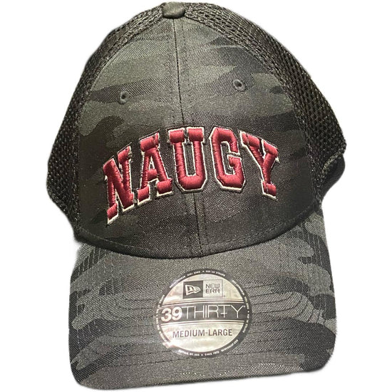 New Era Black Camo PUFF Embroidery Naugy Hat