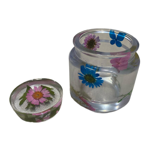 Large Jar With Flowers