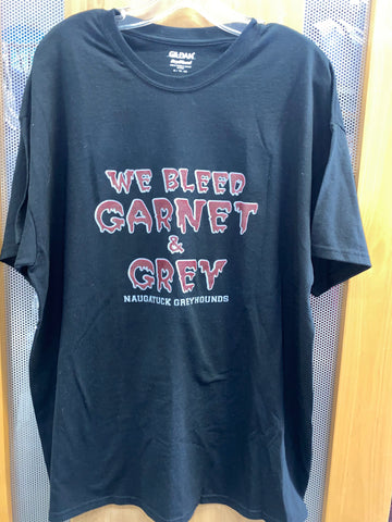 Naugatuck "We Bleed Garnet and Grey" T-Shirt